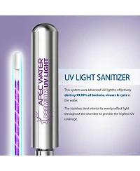 Apec Water Systems Essence Alkaline Mineral pH+ and Uv Ultra-Violet Sterilizer 75 Gpd 7-Stage Reverse Osmosis Water Systems for Drinking Water