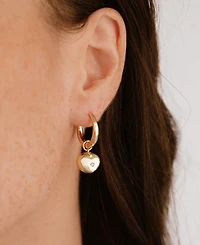 Ettika Polished Pebble Huggie Hoop Earrings