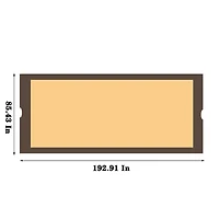 Streamdale Universal 12x9 Ft Pergola Canopy Cover