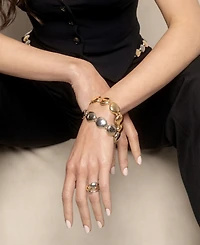 Ettika Polished Pebble Linked Bracelet