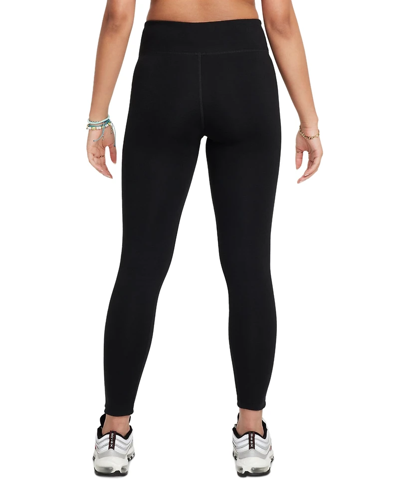 Nike Big Girls' Sportswear Classic High-Waisted Leggings