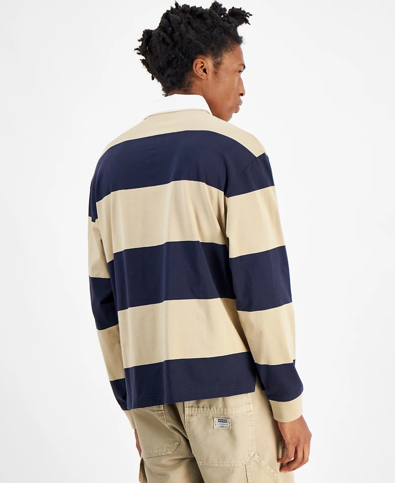 Hugo by Boss Men's Stripe Rugby Shirt