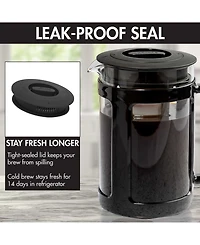 Primula Logan 1.6 qt. Cold Brew Coffee Maker with Protective Holder Filter