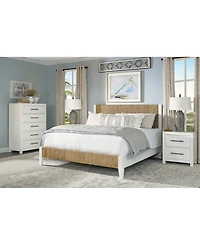 Catriona 3pc Bedroom Set (King Woven Bed, Chest & 2-Drawer Nightstand)
