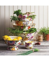 Mackenzie-Childs White Flower Market Extra-Large Everyday Bowl, 192-oz.