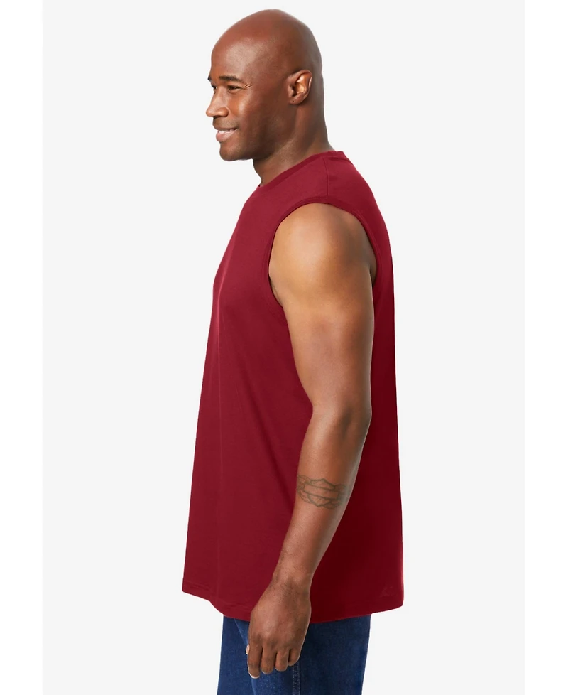 KingSize Tall Shrink-Less Lightweight Muscle T-Shirt