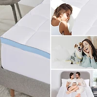 Extra Thick Cooling Mattress Topper Size