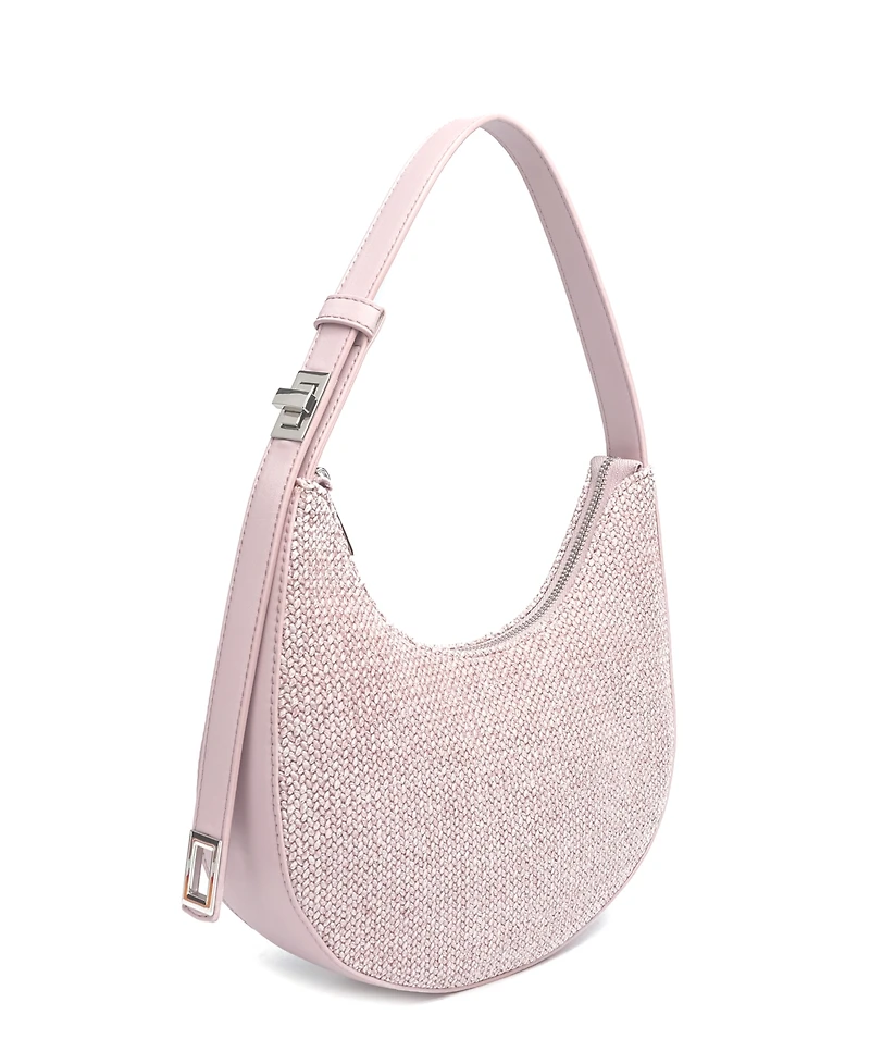 Like Dreams Luna Spring Straw Shoulder Bag