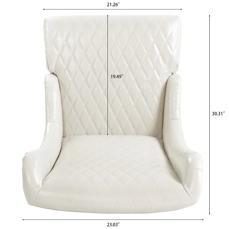 Streamdale 23" Wide Wing Back Chair, Side Chair For Living Room