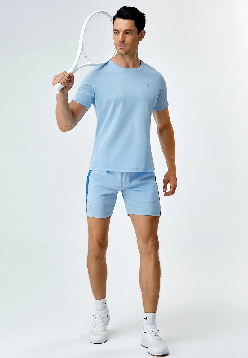 Bellemere New York Men's Men s Two-Tone Cotton Shorts