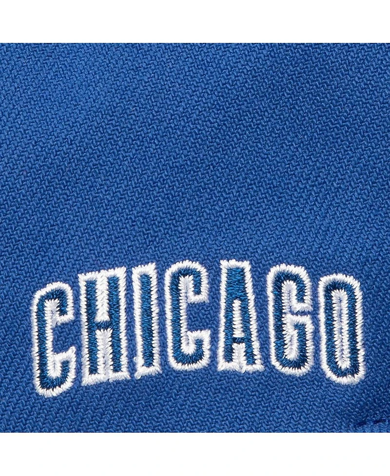 Mitchell & Ness Men's Royal Chicago Cubs Full Frontal Snapback Hat