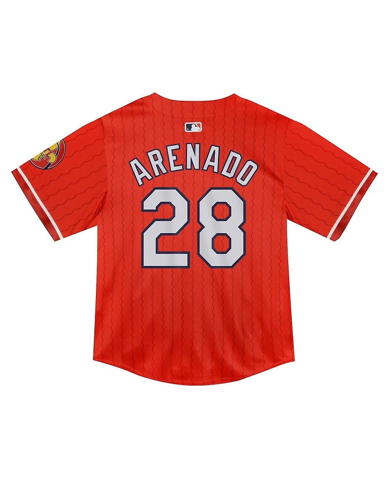Nike Toddler Boys and Girls Nolan Arenado Red St. Louis Cardinals 2024 City Connect Limited Player Jersey