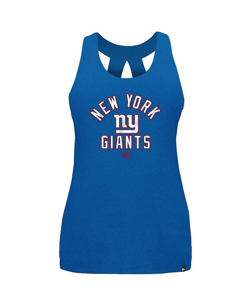 New Era Women's Royal York Giants 2024 Nfl Training Camp Tank Top