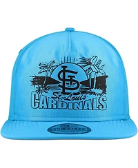 New Era Men's Blue St. Louis Cardinals Neon Golfer Snapback Hat