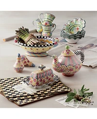 Mackenzie-Childs Courtly Check Cork-Backed Placemats, Set of 4