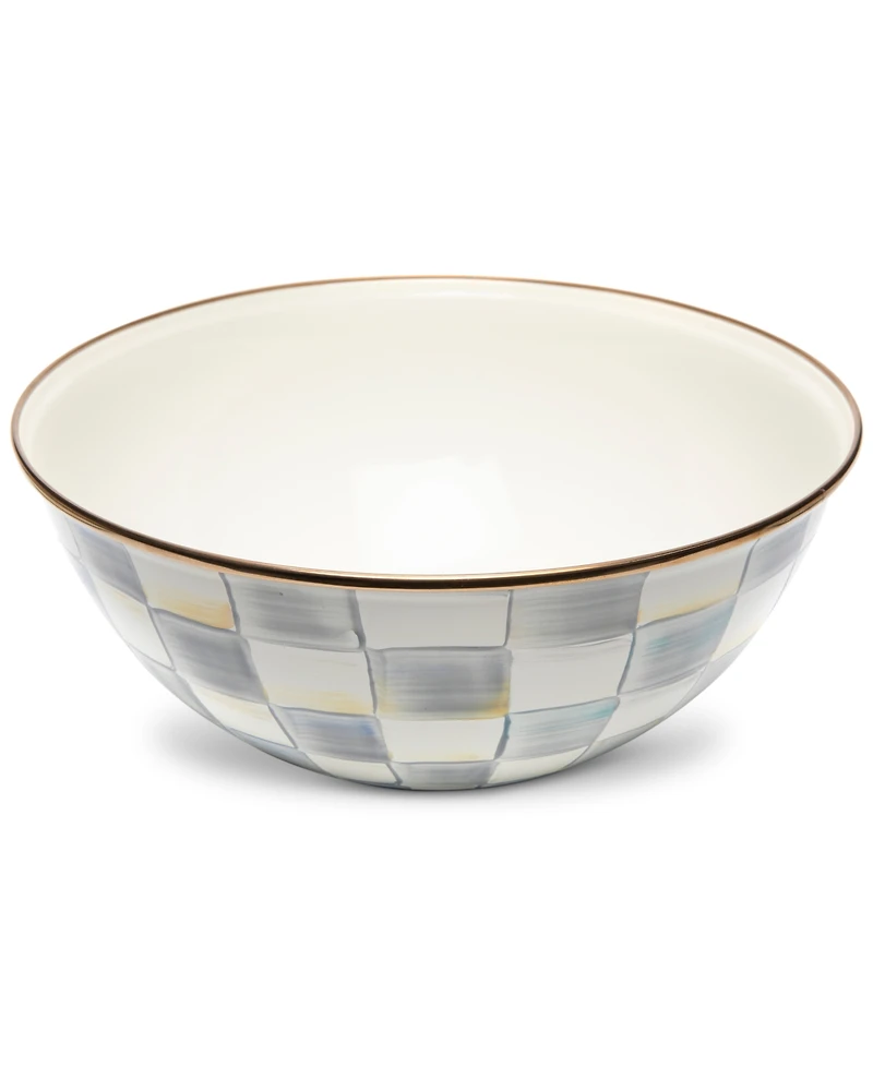 Mackenzie-Childs Sterling Check Large Everyday Bowl, 128-oz.