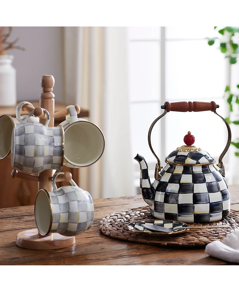 Mackenzie-Childs Sterling Check Mug