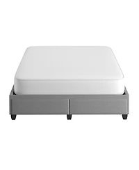 Boyd Sleep Modena Upholstered Platform Bed Frame with Storage Drawers