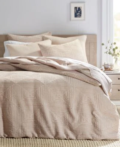 Closeout Oake Concentric Square Matelasse Comforter Set Exclusively At Macys