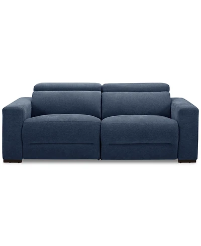 Nevio -Pc. Fabric Power Headrest Sectional with Motion Chairs
