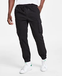 Sun + Stone Men's Garment-Dyed Cargo Jogger Pants