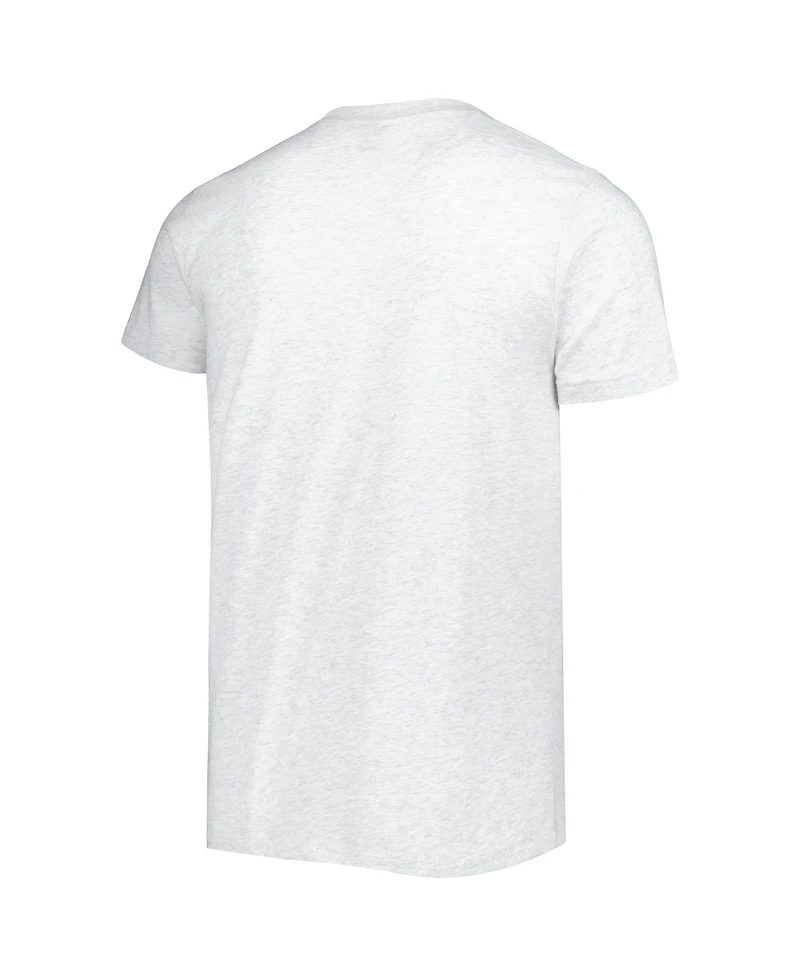 Homage Men's Russell Wilson Ash Denver Broncos Caricature Player Tri-Blend T-Shirt