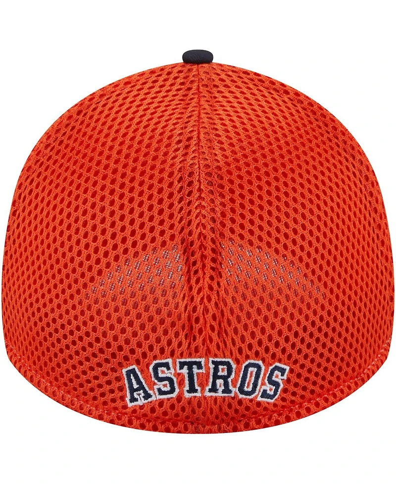 New Era Men's Navy Houston Astros Team Neo 39THIRTY Flex Hat