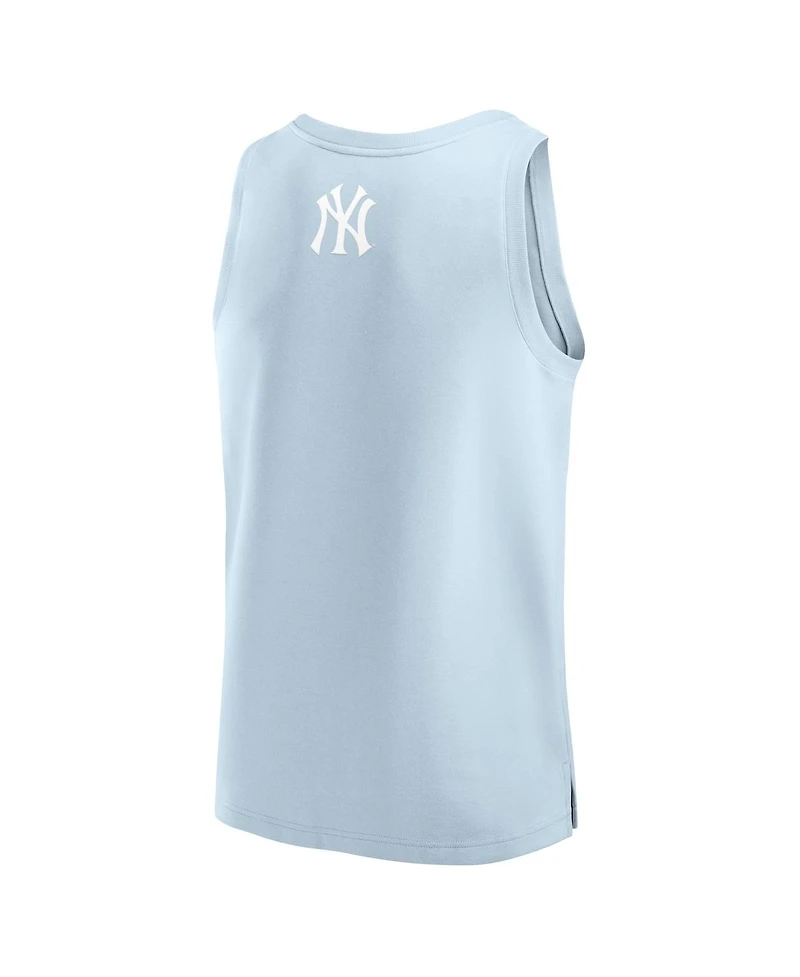 Fanatics Men's Light Blue New York Yankees Elements Tank Top