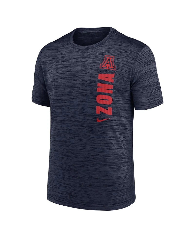 Nike Men's Navy Arizona Wildcats 2024 Sideline Velocity Performance T-Shirt