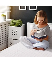 Heated Mattress Pad Low-Voltage 5 Temperature Modes 8H Timer Ul Twin Size