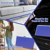 Streamdale Furniture Midsize Foldable Table Tennis Table with Paddles and Balls