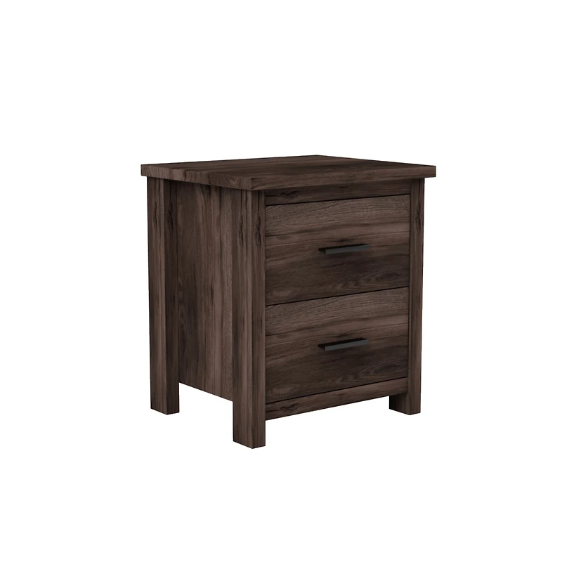 Streamdale Vintage Nightstand with Storage Drawers (Assembly Required)