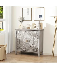 Streamdale Furniture 2 Door Cabinet, American Furniture, Suitable for Bedroom, Living Room, Study