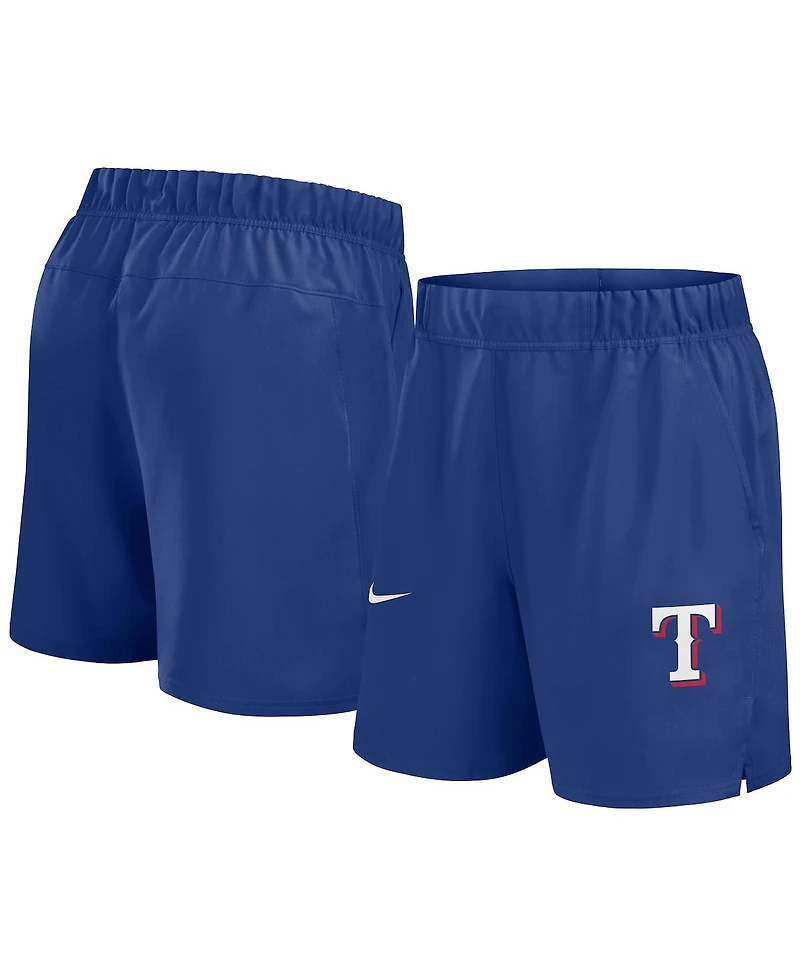 Nike Men's Royal Texas Rangers Woven Victory Performance Shorts