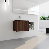 Modern Bathroom Vanity with Storage Durable, Eco-Friendly, Wall Mounted