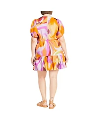City Chic Women's Esme Print Dress