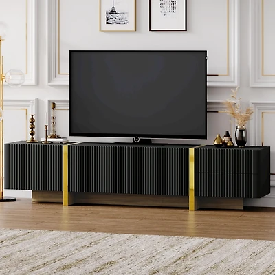 Streamdale Modern Tv Stand with Discreet Cable Management