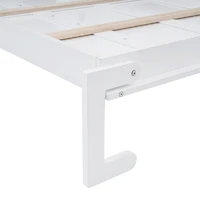 Streamdale Full Size Murphy Bed Wall Bed with Top Cabinets, Gray