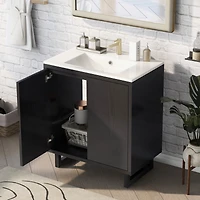 Streamdale Premium Solid Wood Bathroom Vanity (30")
