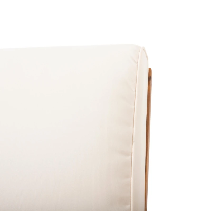 Modern Adirondack Chair Acacia Wood with Weather-Resistant Cushions