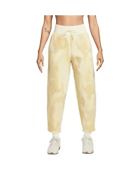 Nike Women's Cream Usmnt Phoenix Fleece High-Waisted Curve Pants