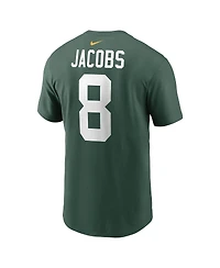 Nike Men's Josh Jacobs Green Bay Packers Player Name Number T-Shirt