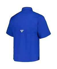 Columbia Men's Royal New York Mets Tamiami Omni-Shade Button-Down Shirt