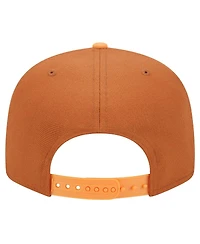 New Era Men's Brown Boston Red Sox Spring Color Two-Tone 9FIFTY Snapback Hat