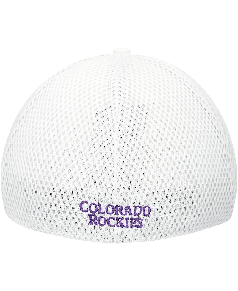 New Era Men's White Colorado Rockies Neo 39THIRTY Flex Hat