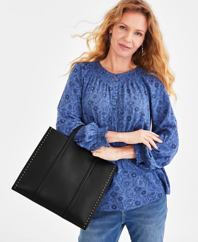 Style & Co Boxy Medium Tote, Exclusively at Macy's