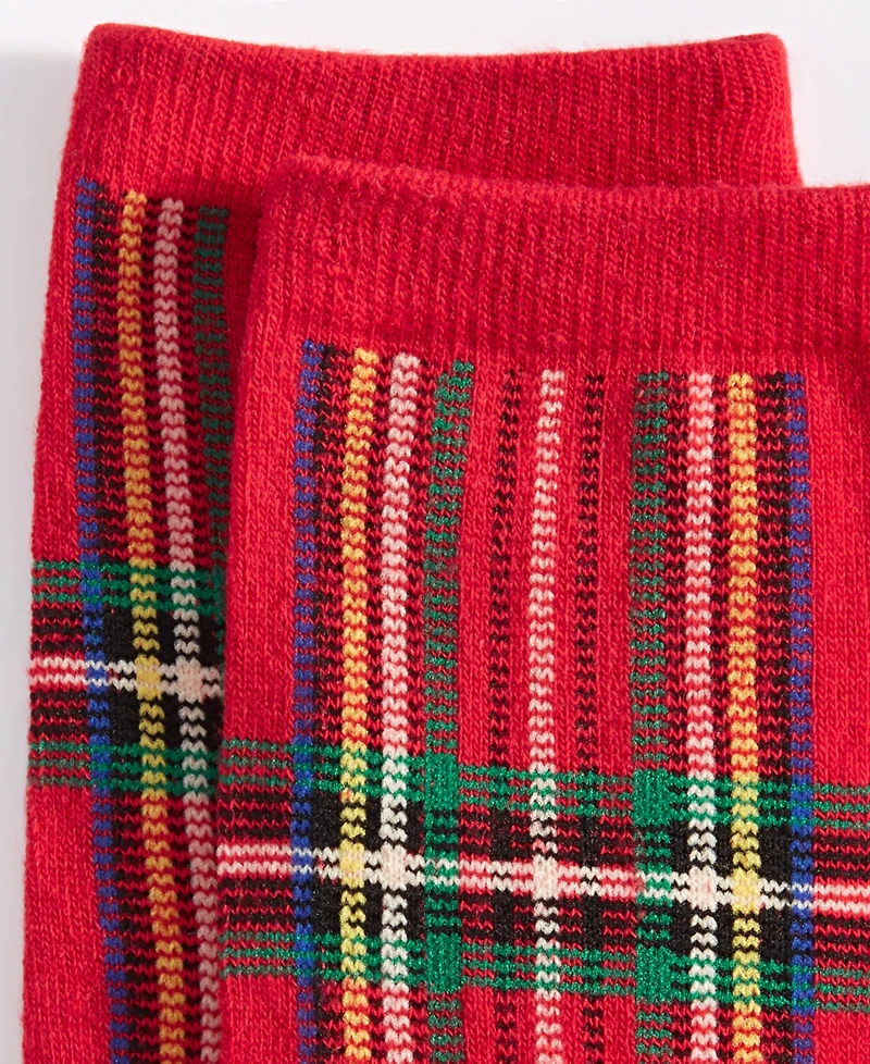 Holiday Lane Women's Crew Socks, Created for Macy's