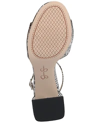Jessica Simpson Women's Kaliah Ankle-Strap Block-Heel Dress Sandals