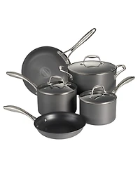 Tramontina OnyxPro 8-Piece Hard Anodized Nonstick Cookware Set with Lids
