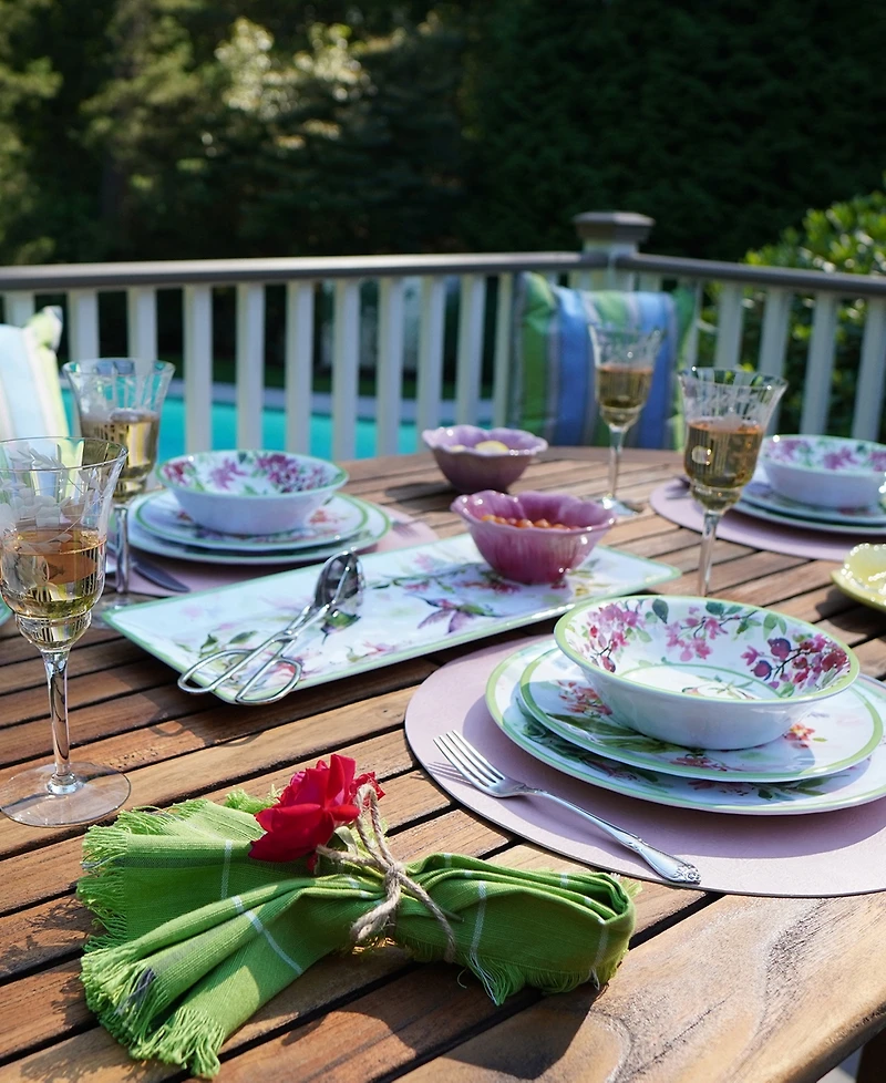 Certified International Hummingbirds Set of 6 Salad Plate 9", Service For 6